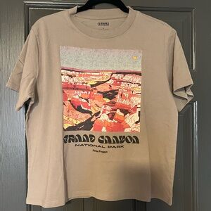 Parks Project beige tan boxy tee Grand Canyon